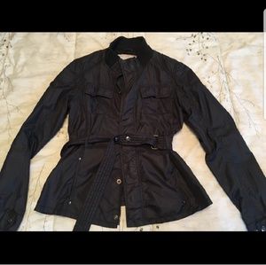 Free People Nylon Black Moto Jacket (Re-Posh)
